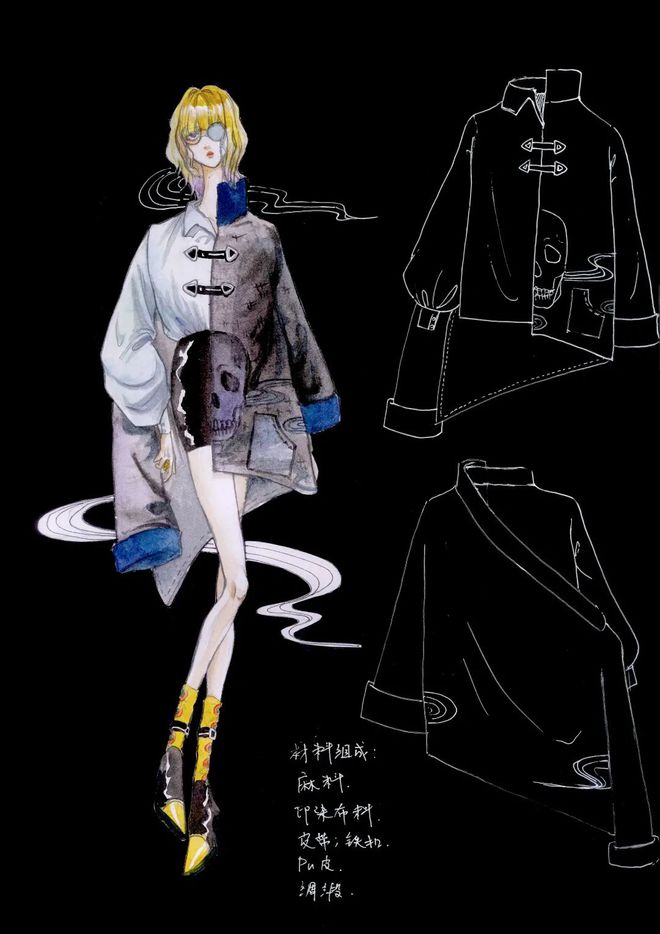 該看！服裝設(shè)計(jì)效果圖師生作品成果展 創(chuàng)意與技藝的交織盛宴